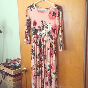 Floral maxi dress